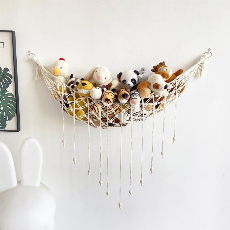 Zachte Katoenen Wandmontage Hangmat Voor warme kameraden En Poppen Perfect Voor Slaapkamer Kinderkamer amusement Styling