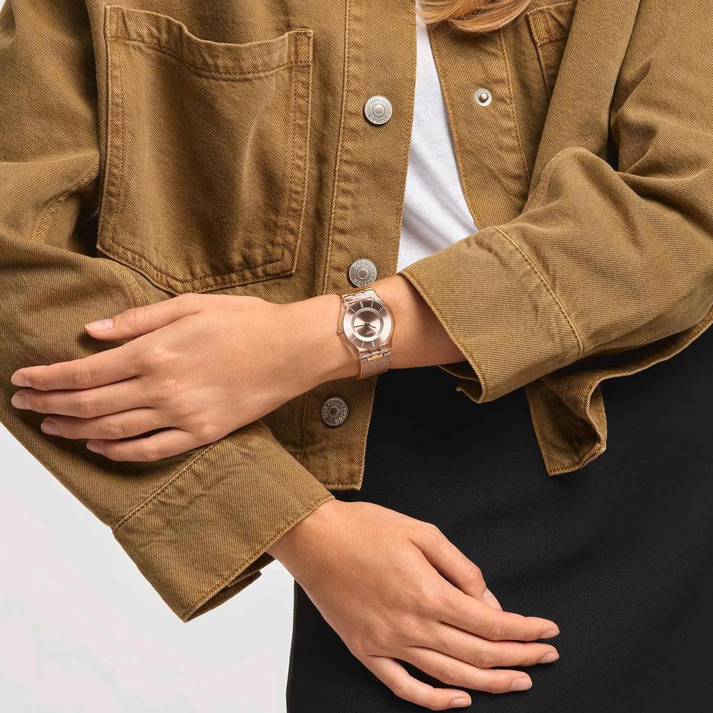 Swatch SS08K104M Roségoldene Uhr