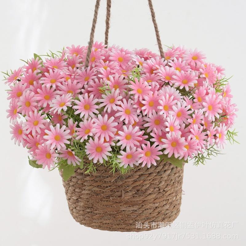 25-Head Polish Chrysanthemum Artificial Daisy Bouquet for Living Room Decoration & Photography