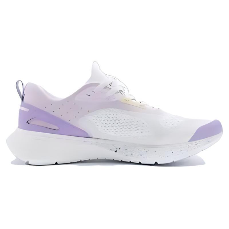 DECATHLON JF190.1 Cushioned Wear-Resistant Breathable Low-Top Running Shoes Women's White Purple