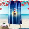 Lighthouse Sunset Scenic Print A must-have beach towel for beach travel