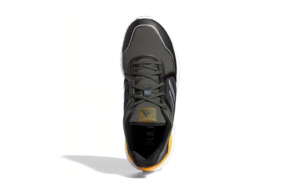 Adidas Climawarm Bounce J Abrasion Resistant Low top Running Shoes Black White Yellow Teenagers FV8209