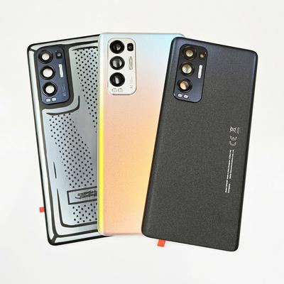Oppo Find X3 Neo Arka Kapı Yedek Pil İçin Arka Cam Kapak, Kamera Lensli Arka Muhafaza Kapağı CPH2207