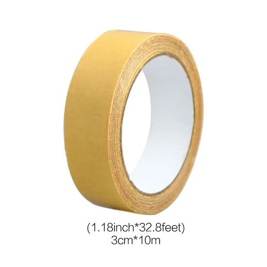 

Самоклеящаяся двусторонняя лента Тканевая двусторонняя лента высокой вязкости, утолщенный клей для ковров, отрывается, не оставляет следов, фиксируется на стене, не оставляя следов Yellow double-sided duct янтарь