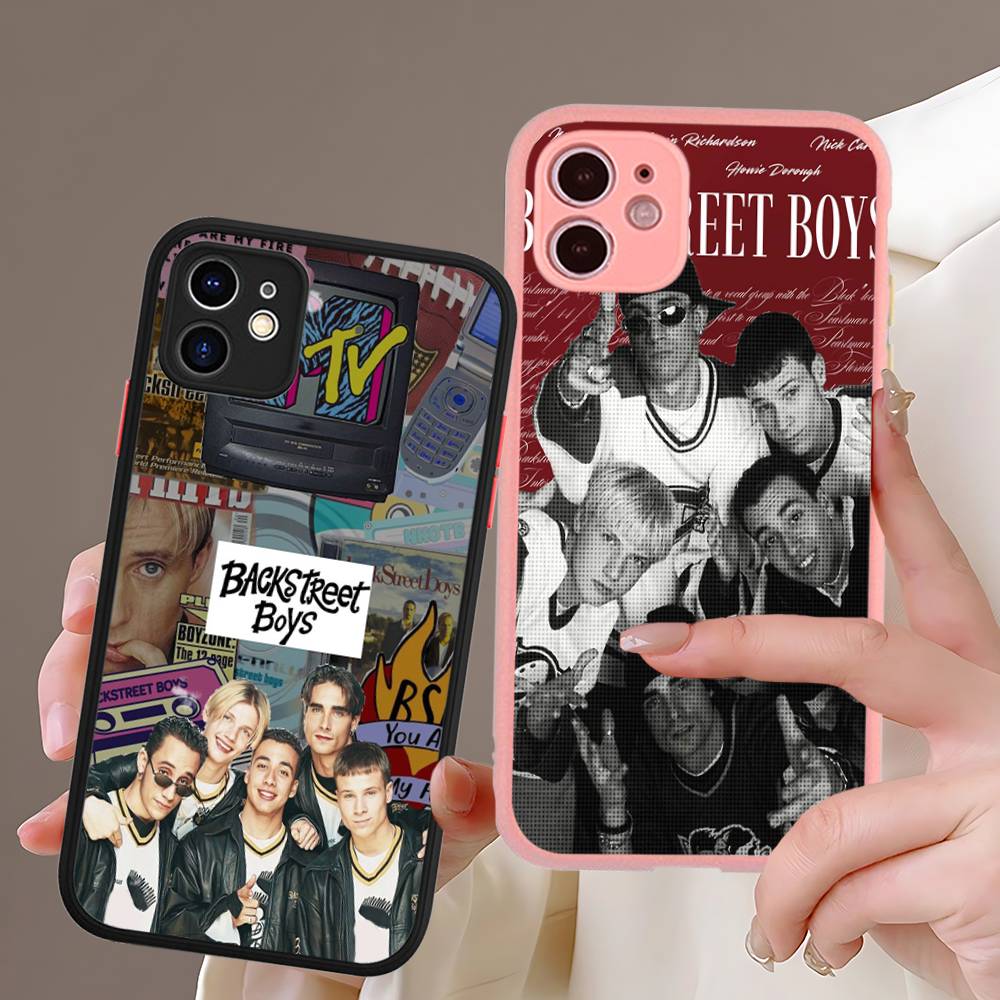 Popular Band B-Backstreet BoyS For IPhone 11 12 13 14 15 16 Pro Max Plus Matte Translucent Phone Cover