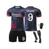 (#9 MBAPPÉ) 24/25 Real Madrid Draak Zwart en Rood Voetbalshirt voor Kinderen en Volwassenen
