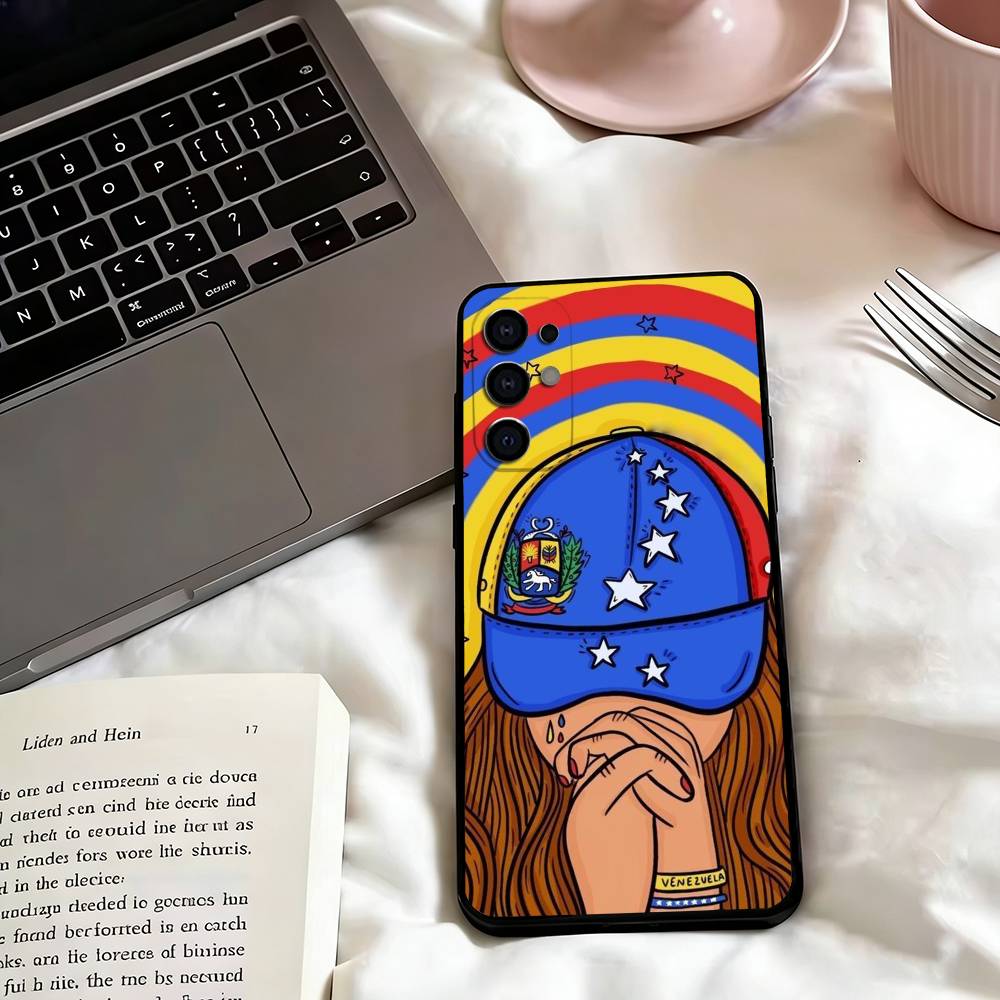 Venezuela-a esthetic Art Print Phone Case For Samsung S25,S24,S21,S22,S23,S30,Ultra,S20,Plus,Fe,Lite,Note,10,Black Cover Samsung S225G