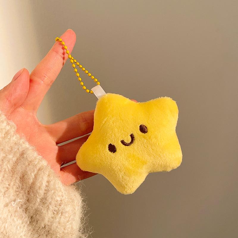 Plush Cartoon Keychain Pendant - Cute Gift Accessories for Bags