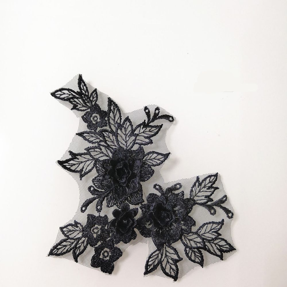 Dress Tulle DIY Blossom Bridal Applique 3D Trims Lace Flower Motif Embroidery
