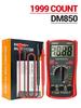 New High Precision ANENG DM850 Handheld Digital Multimeter Automatic 1999 Count AC/DC Current Voltage Buzzer Resistance Diode Electrician Tester Tools