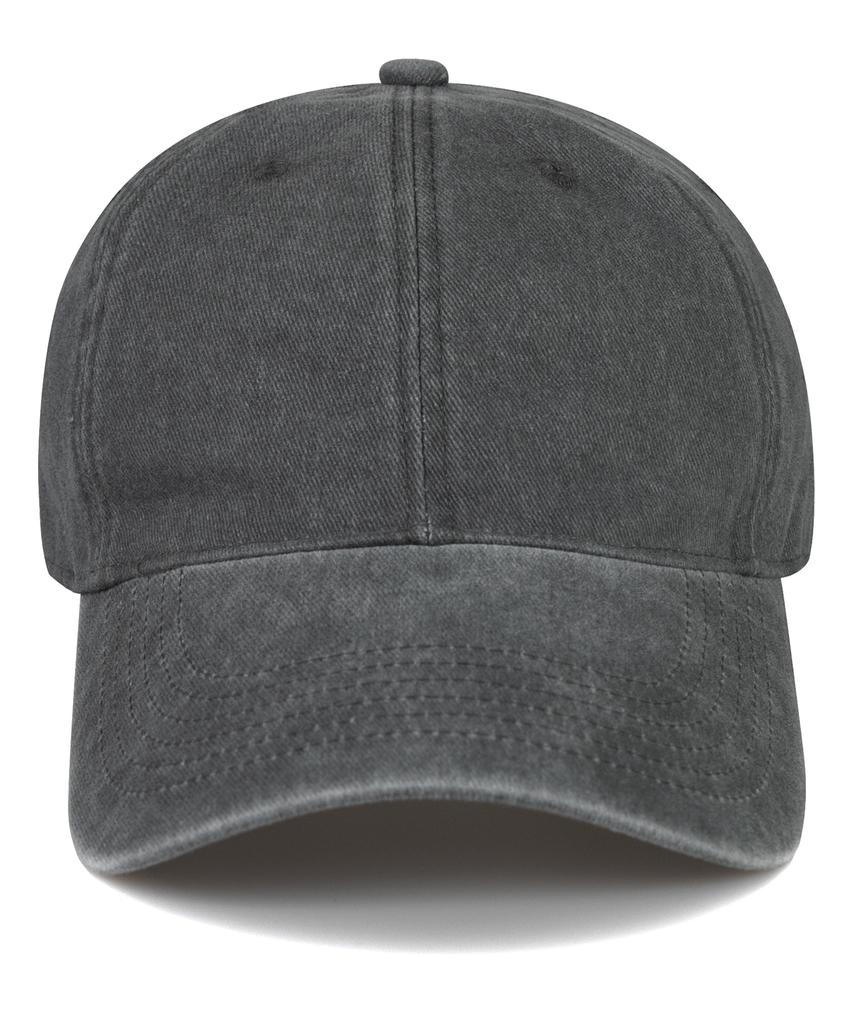 Chaebteo Standard Stone-Washed Ball Cap-Grey