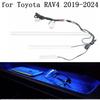 Plug to plug Car LED Atmosphere Light Central Console Interior Main Drive Copilot Decor For 2020-2024 Toyota RAV4 XA50 Accessory