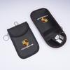 AFEBO1 For Porsche Panamera Cayenne Taycan 911 718 Macan Carrera-GT 928 944 968 Leather Car KeyCase Signal Blocker Bag Shielding Pocket