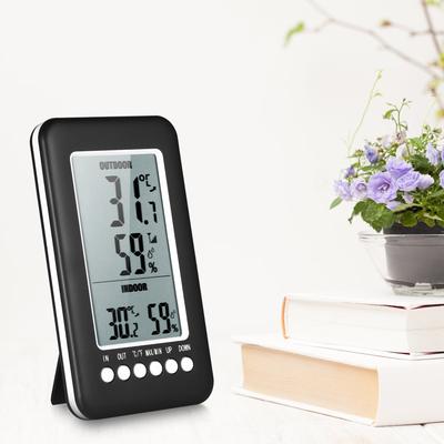 LCD Digital Wireless Indoor/Outdoor Thermometer Hygrometer /H Temperature Humidity Meter with Max