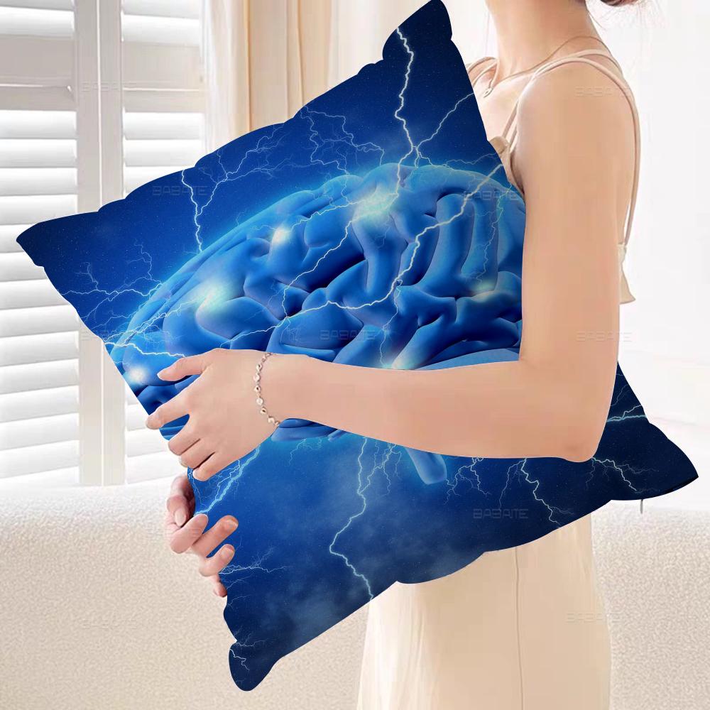 Brain Abstract Art Painting Cushion Cover Pillow Cover Decor Pillowcase Printed Cushion Case For Couch