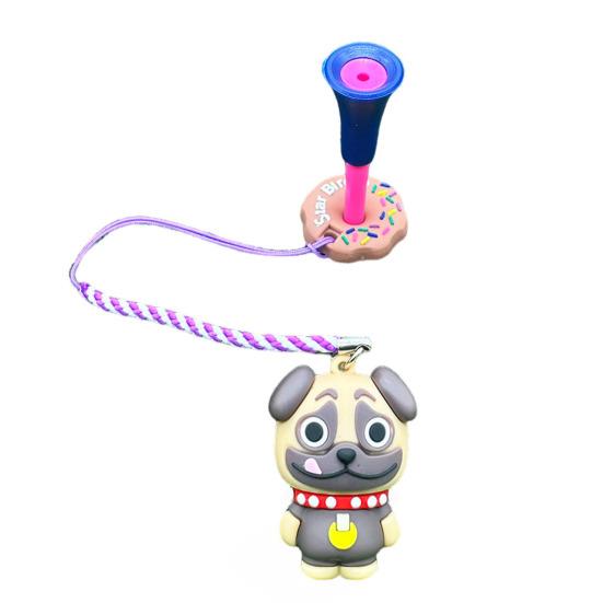 

Cartoon Dog Golf Tee Hanger Plastic Anti Lost Golf Tee Ring коричневый