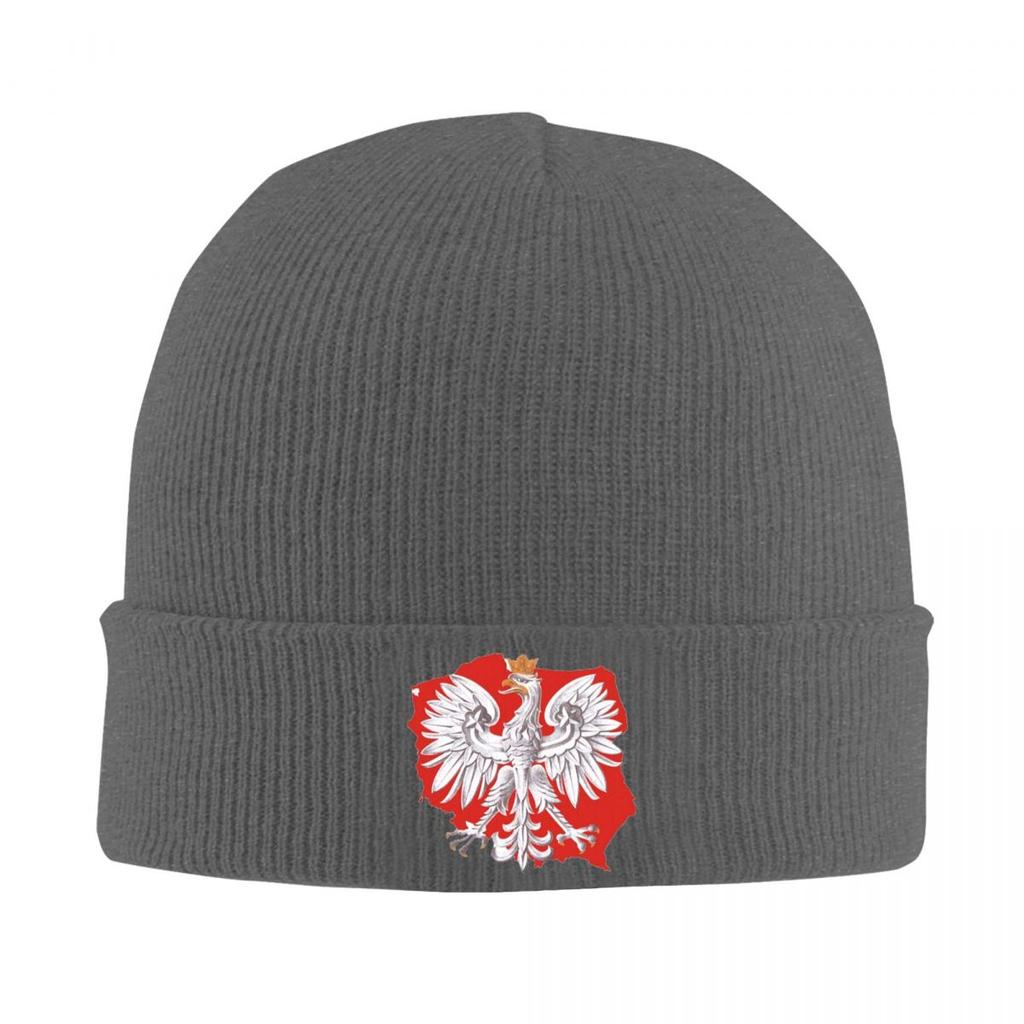 Polska Polish Eagle Warm Knitted Cap Hip Hop Bonnet Hat Autumn Winter Outdoor Beanies Hats for Men Women Adult