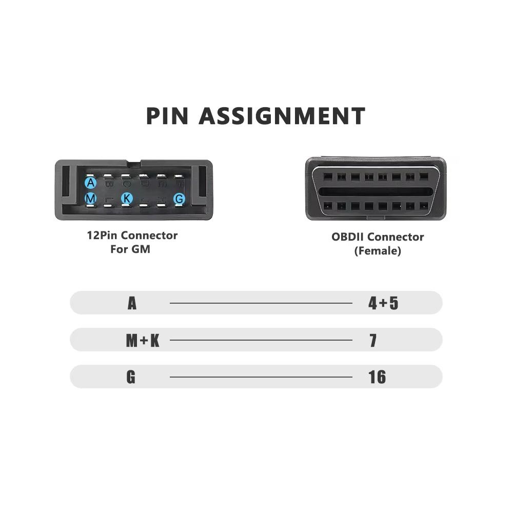 Plastic OBD to OBD2 Adapter Black Car Diagnostic Tool New 16Pin Connector  Car Repair