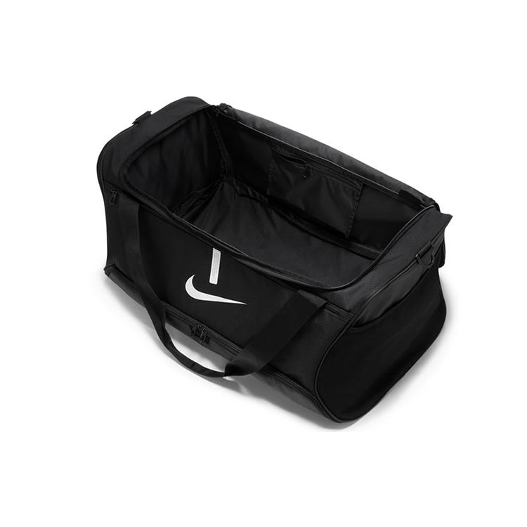 Nike Polyester One Shoulder Handbag, Travel Bag Large Unisex Black & White CU8089-010