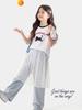 Girls' Short-Sleeve Summer T-shirt - Teen Stylish Top for Kids and Parent-Child Outfits