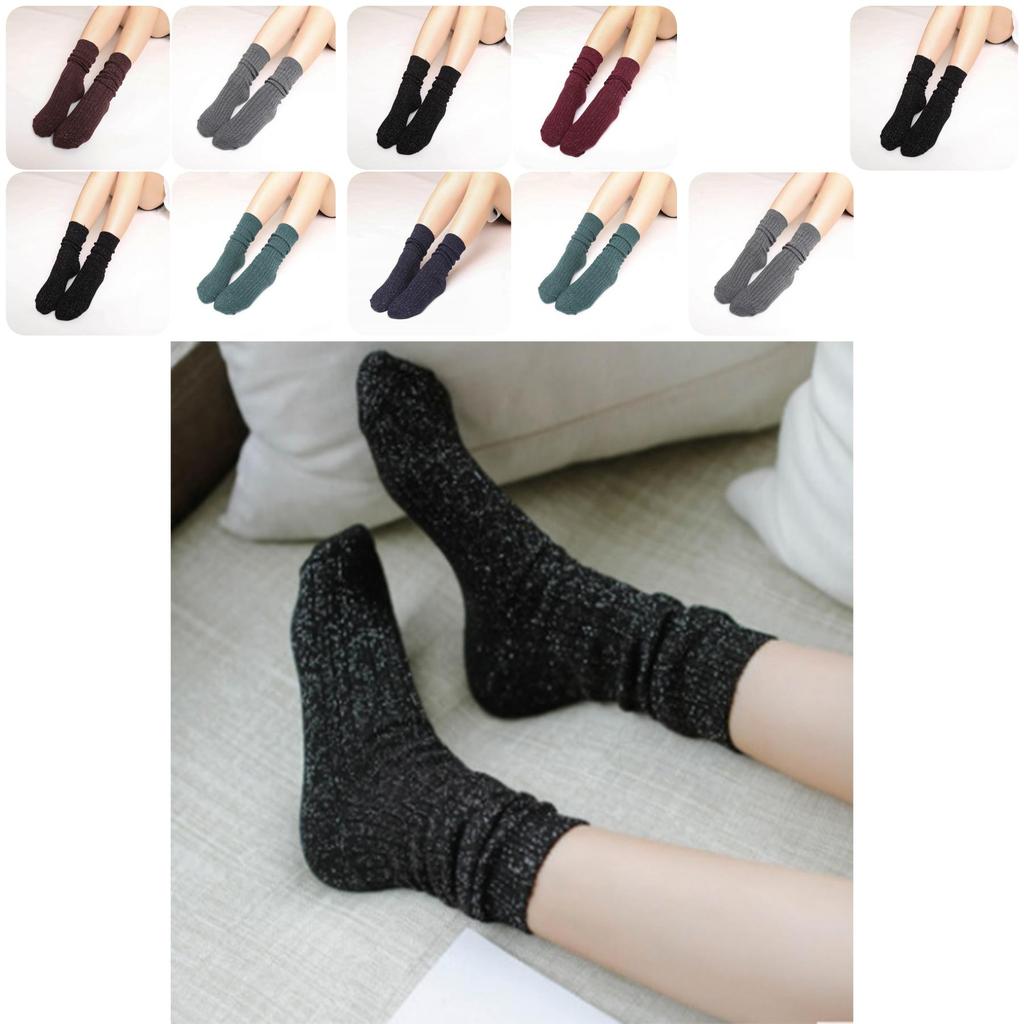 Vintage Style Japanese Cotton Crew Socks For Women Soft And Cozy Fall Winter