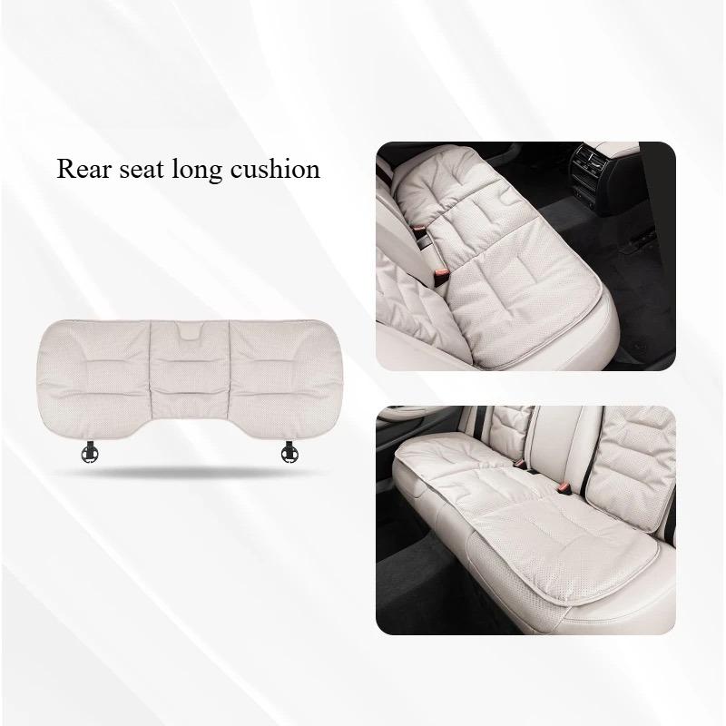 Nappi Leather Universal Premium Car Seat Cushion Breathable All-Season Comfort New Car Seat Covers Seat Accessories
