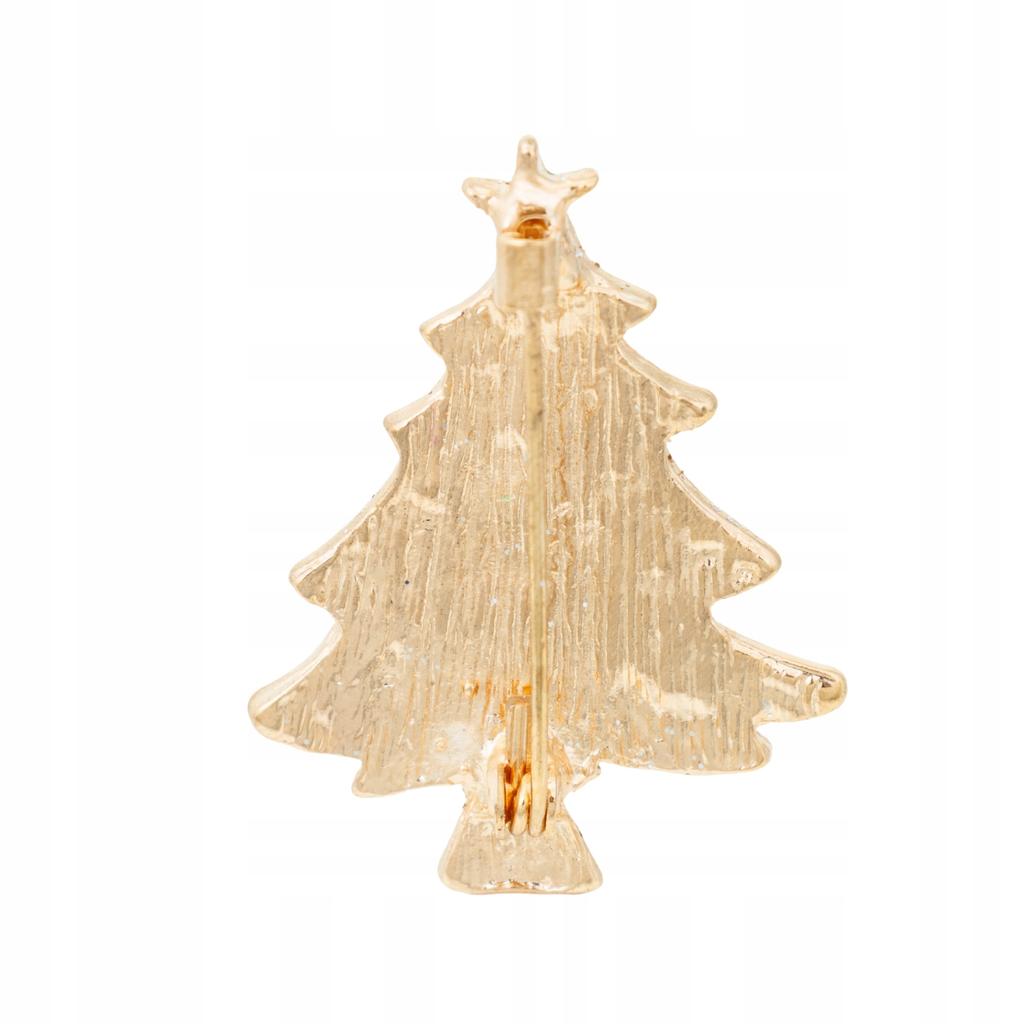 Christmas Tree Brooch - And , Glitter - Pinets
