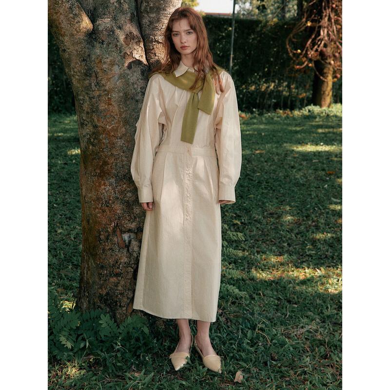 ELLE Elegant Shirt Dress M