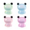 10pcs Luminous Frogs Mini Figurine Micro Landscape Decoration Frog Fairy Garden DIY Miniatures Home Decoration Accessories