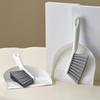 Compact Desktop Broom and Dustpan Set for Home and Student Use