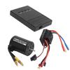 3650 3600KV Brushless Motor with 60A ESC and Programmer Card, Waterproof, for RC Cars, Compatible with 1/8 and 1/10 Scale Electric Remote Control Cars