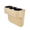 PU Leather Seat Gap Organizer Tray Multifunctional Gap Filler Storage Box  Auto Interior