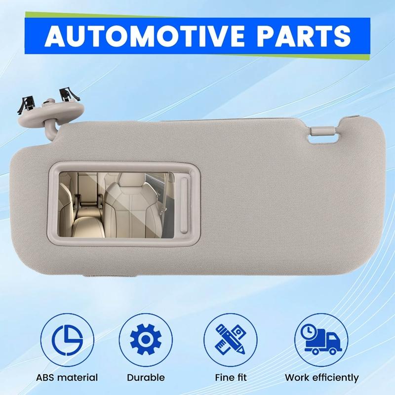 For Toyota Auris Corolla 2007 - 2013 Car Interior Sun Visor With Mirror Sun Shade Left Driver