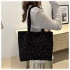 Lazy Wind Large Capacity Bag 2025 New Trendy Ins Korean Version Women's Bag Harajuku Shoulder Bag Student Class Tote Bag