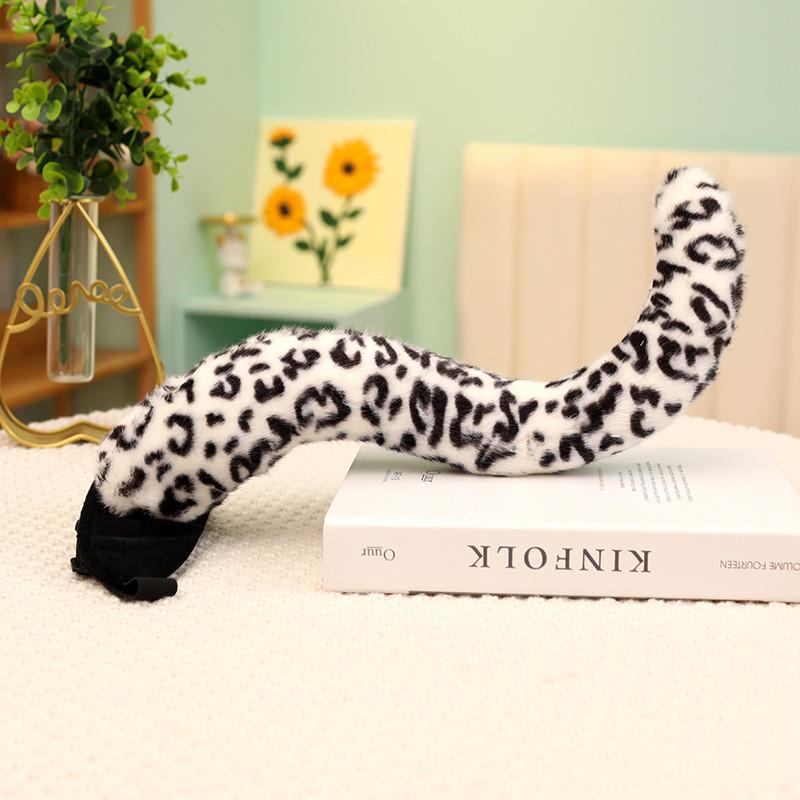 Plush Tiger Tail Animal Toy Cute Dinosaur Plushie For Kids Playroom Decor