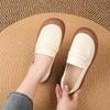The first layer of cowhide retro soft-soled single shoes, spring and autumn new comfortable and non-slip thick-soled women's shoes are lightweight