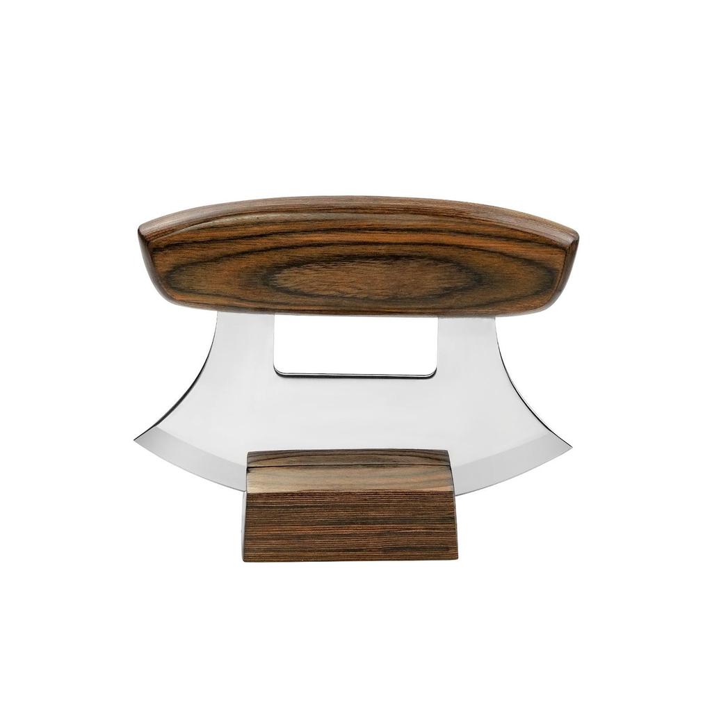 Colorful Wood Handle Stainless Steel Pizza Cutter & Baking Knife