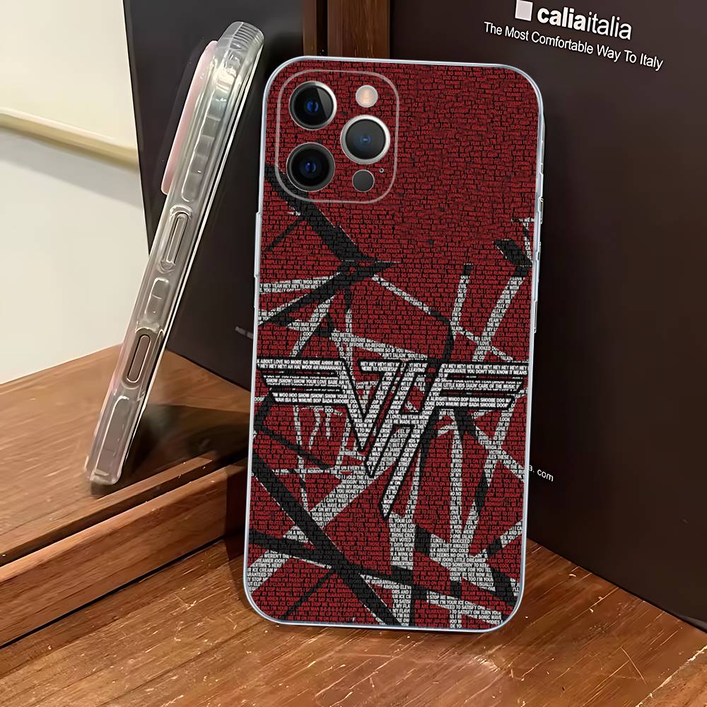 

E-Eddie Van H-Halen Singer Phone Case For IPhone 17 16 15 14 13 12 11 Pro Max Plus Soft Cover Personalized DIY iPhone 12