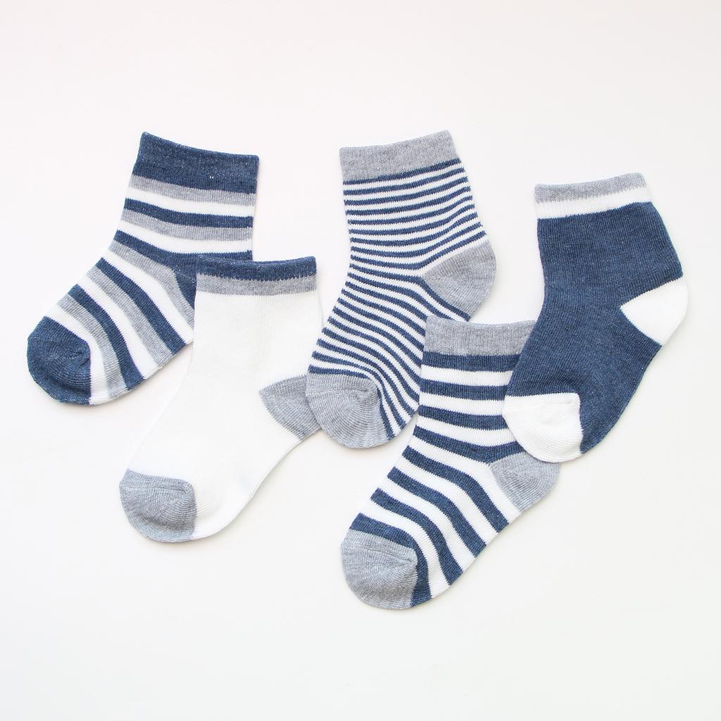 New Striped Baby Socks Spring Autumn Soft Cotton Infant Short Socks Classic Casual Kids Boy Girl Sport Socks