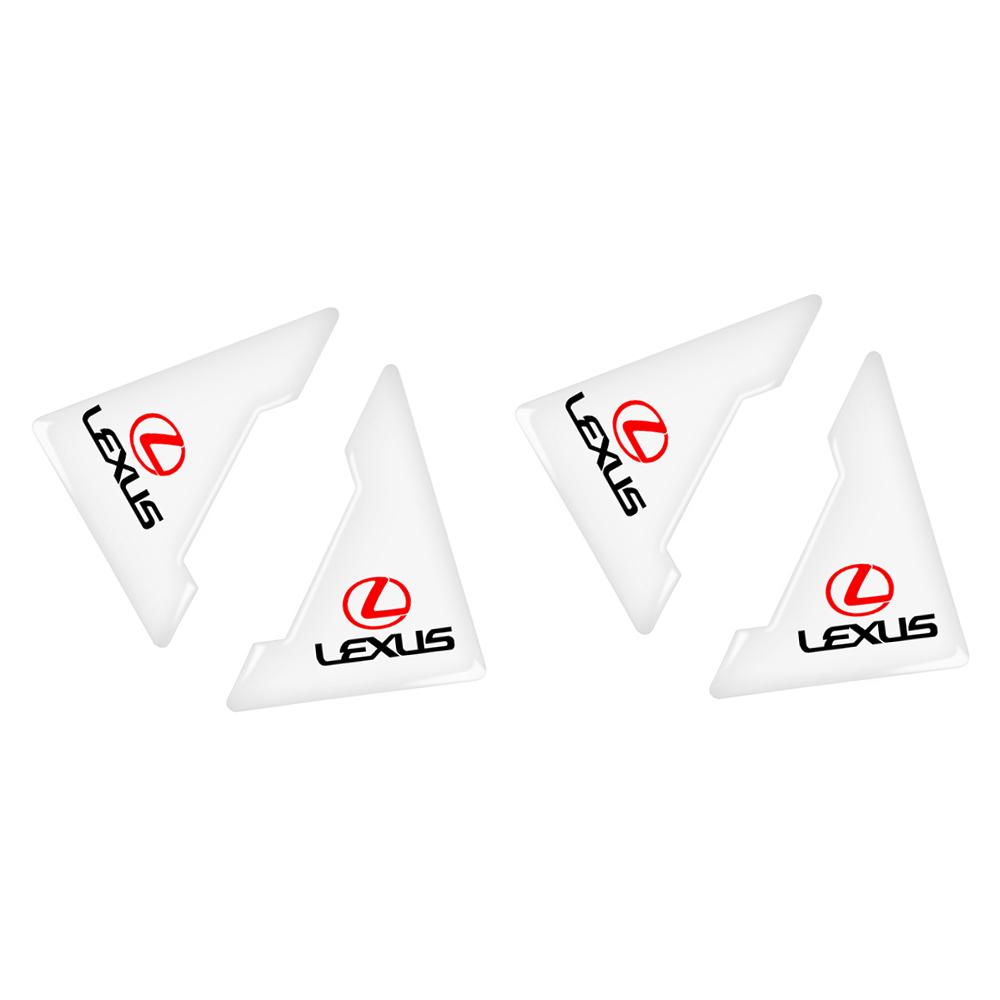2/4pcs Silicone Car Door Corner Anti-collision Protector Cover Sticker Accessories For Lexus F SPORT CT200h IS300 NX RC GC RX GX