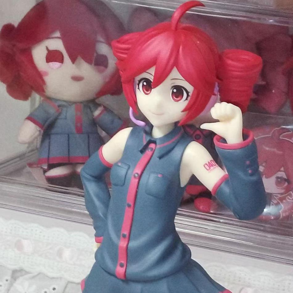 New Utau Kasane Teto Premium Chokonose Action Figure PVC Model Collection Anime Figurine Birthday Gift