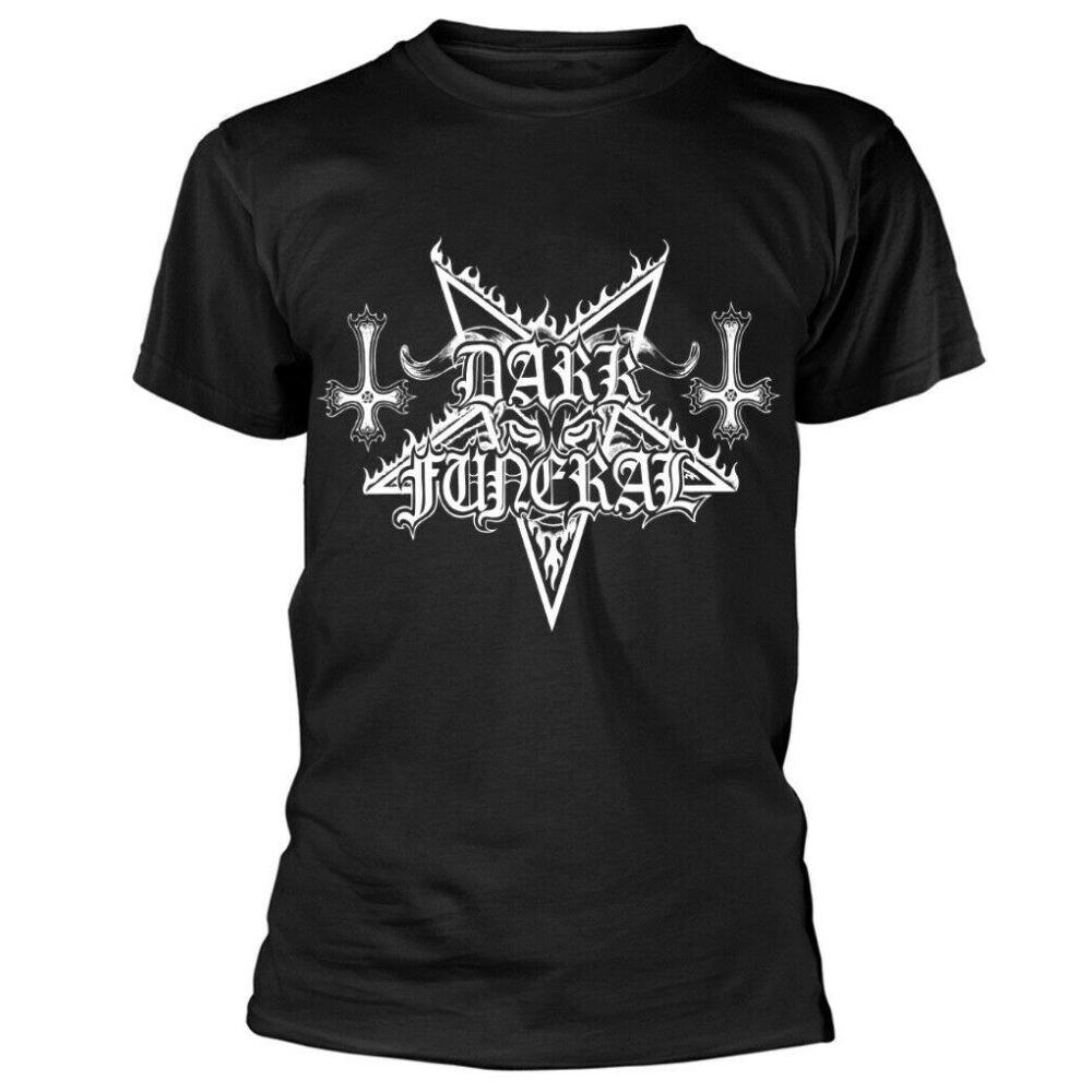 26 Dark Funeral Logo Shirt S-XXL T-shirt Black Metal Band Official Tshirt Unisex T-Shirt L