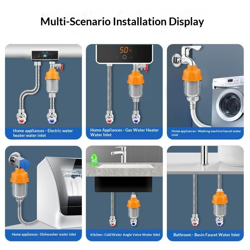 Durable Stainless Pre Filter Purifier Output Pre-Filter Purifier Filter Universal Faucet Filter Water Heater Shower Head