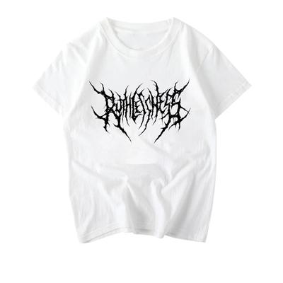 T-shirt da Donna Street Punk Gotico Magliette Casual Coreane Top Harajuku Maglietta Grafica Femminile Dropshipping Hip Hop