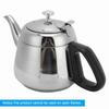 1.5L Stainless Steel Tea Pot Coffee Pot With Removable Filter Durable Hot Water Kettle For Loose Leaf Tea Home Restaurant Teawar