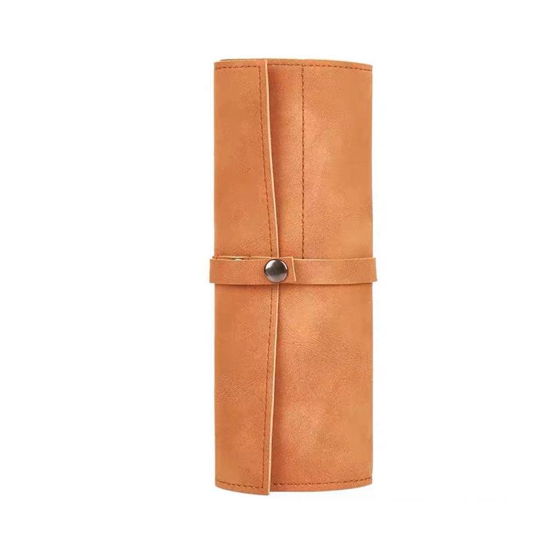 Frostet PU-skinn Rulle-opp stroppeorganisator for iWatch