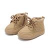 Boys' Ankle Boots: Soft Sole Toddler Shoes, Plush Lined for Autumn/Winter. Warm Cotton Snow Boots for Infants & Little Kids.