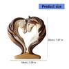 Horse Head Statue Ornament Horse Animal Sculptures Horse Figurines Decorative Objects for Home Office Bookshelf Table