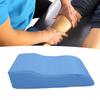 S Shaped Leg Elevation Pillow for After Surgery Swelling Orthopedic Leg Wedge Pillow Blue