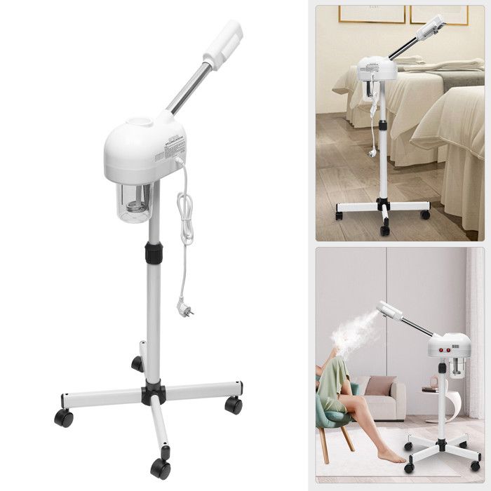 2 In 1 Ozone Facial Steamer, Facial Steamer, Warm Mist Sprayer, Telescopic Rod